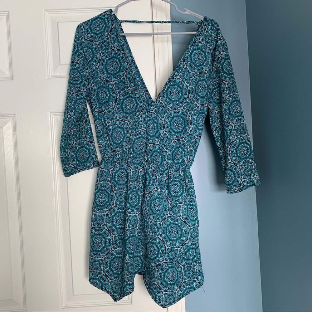 Charlotte Russe Romper deep V